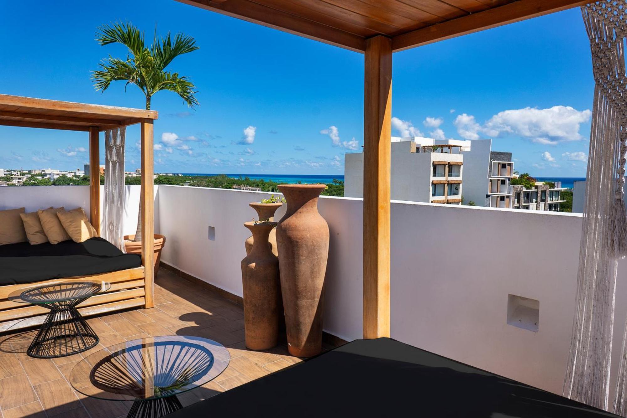 Terrasse Hotel Playa Del Carmen Kültér fotó