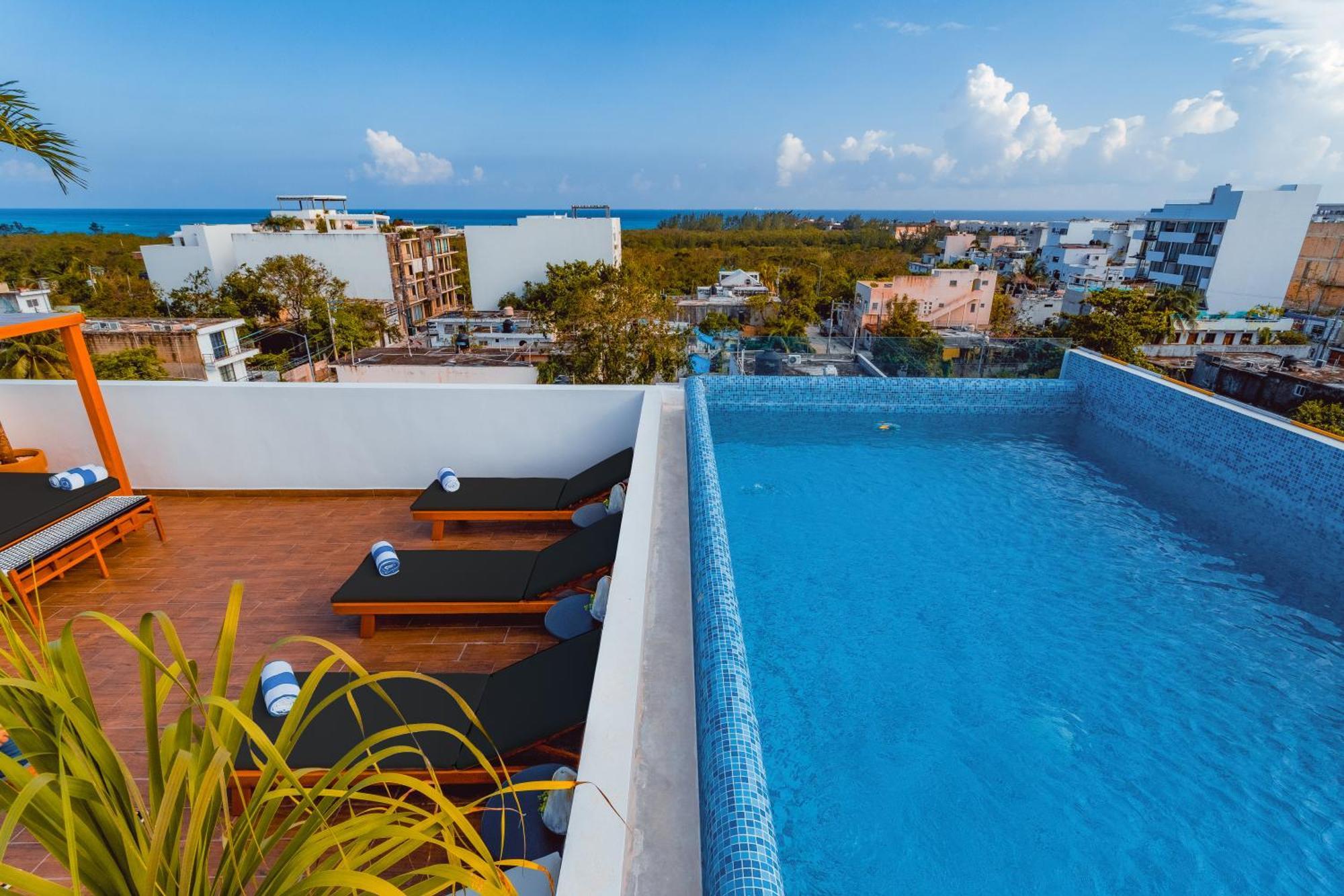 Terrasse Hotel Playa Del Carmen Kültér fotó