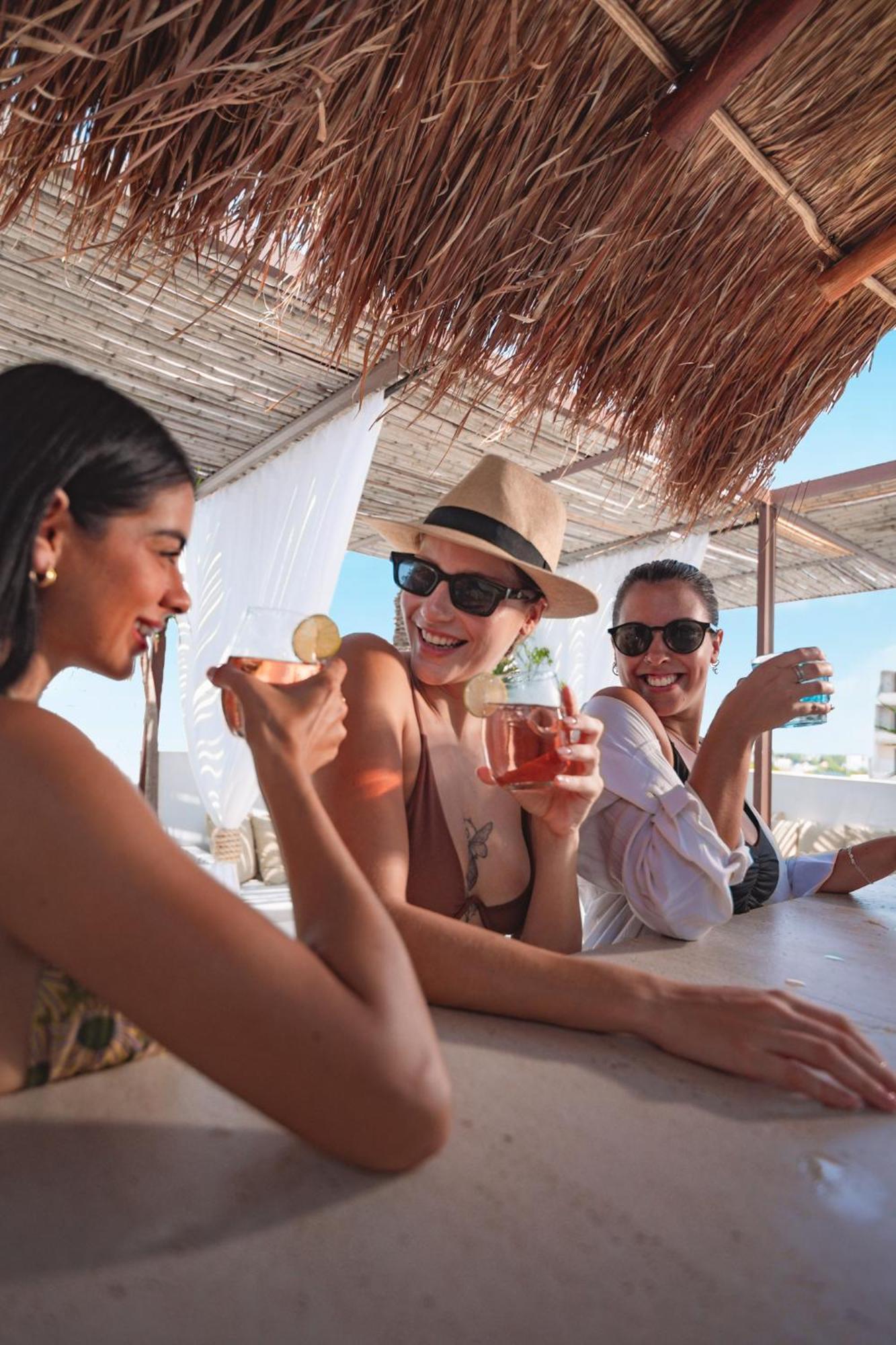 Terrasse Hotel Playa Del Carmen Kültér fotó